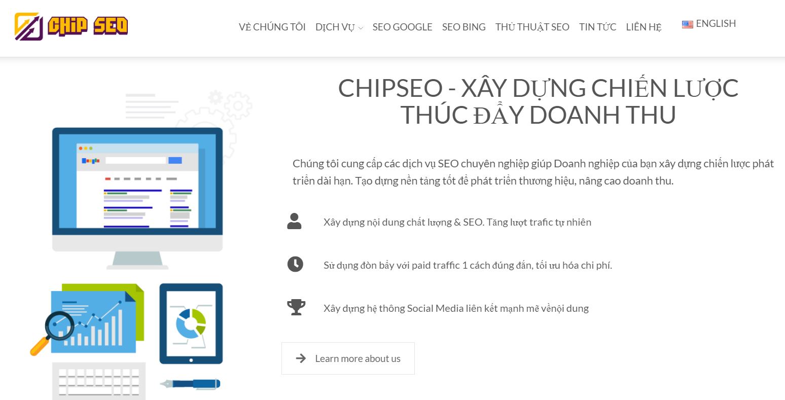 Đơn vị dịch vụ SEO - Chipseo